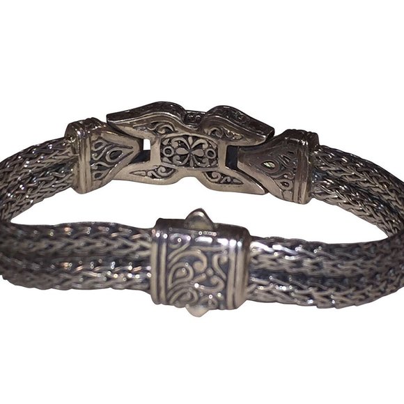 The Fifth Season by Roberto Coin 18k Gold over Sterling  Contemporary Sterling Silver and 18 kt Gold Woven